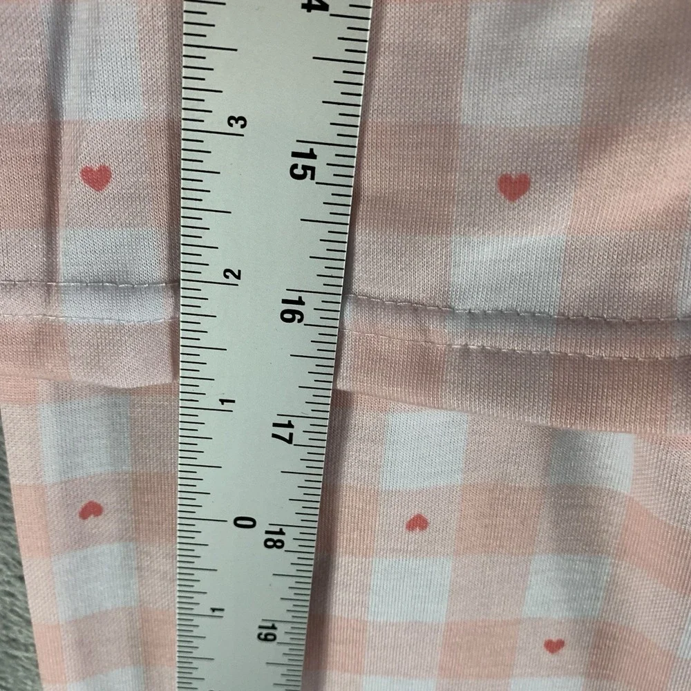 Charter‎ Club Girls 5 Pajama Set Pants Button Up Top Mommy and Me Pink Plaid PJs